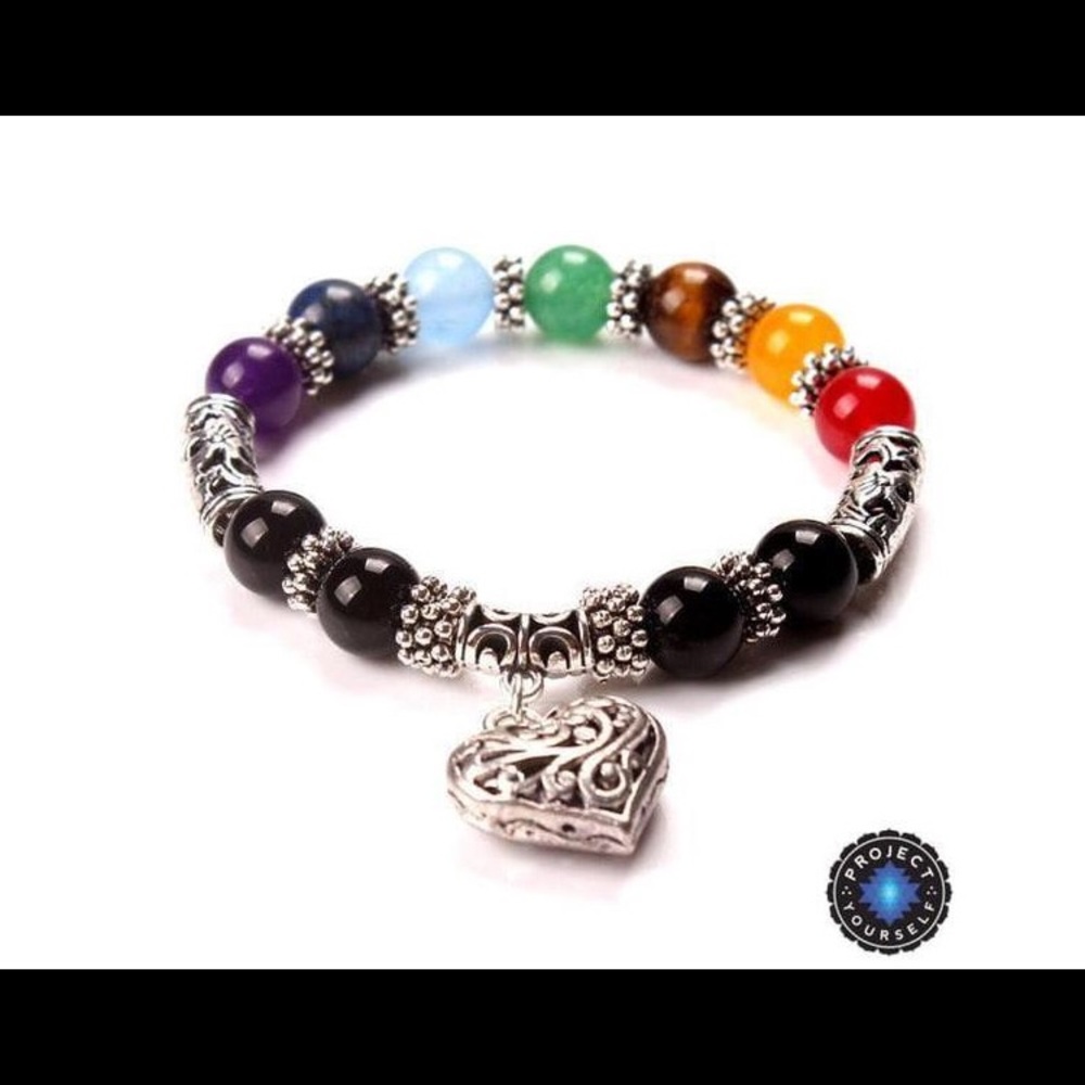 Project:Yourself 7 Chakra Healing Bracelet